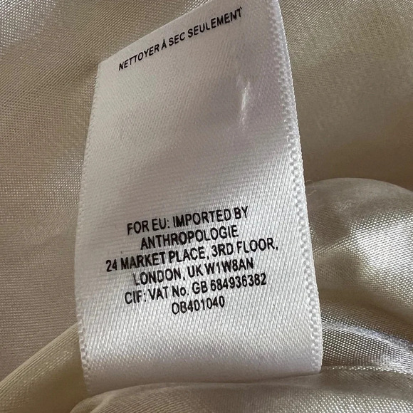 Anthropologie HD in Paris Sleeveless Chevron Linen Blend Pleated Top Siz… - Picture 6 of 7